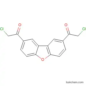 Molecular Structure of 57848-74-5 (Ethanone, 1,1'-(2,8-dibenzofurandiyl)bis[2-chloro-)