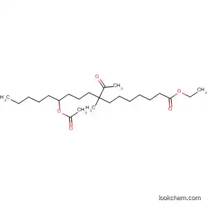 Molecular Structure of 57987-67-4 (Heptadecanoic acid, 8-acetyl-12-(acetyloxy)-8-methyl-, ethyl ester)
