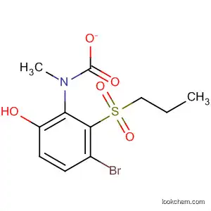 Molecular Structure of 57993-33-6 (Phenol, 4-bromo-3-(propylsulfonyl)-, methylcarbamate)
