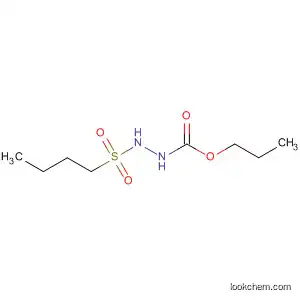 Molecular Structure of 58358-75-1 (Hydrazinecarboxylic acid, 2-(butylsulfonyl)-, propyl ester)