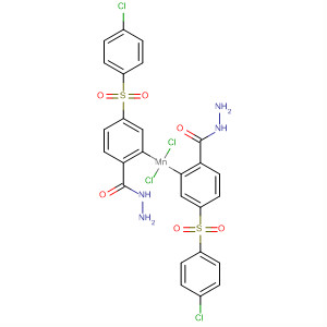 Manganese, dichlorobis[4-[(4-chlorophenyl)sulfonyl]benzoic acid  hydrazide]-