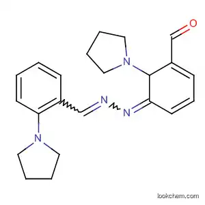 Molecular Structure of 58758-17-1 (Benzaldehyde, 2-(1-pyrrolidinyl)-,
[[2-(1-pyrrolidinyl)phenyl]methylene]hydrazone)
