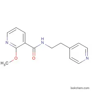 Molecular Structure of 58804-11-8 (3-Pyridinecarboxamide, 2-methoxy-N-[2-(4-pyridinyl)ethyl]-)