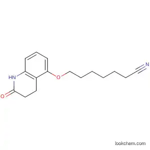 Molecular Structure of 58899-12-0 (Heptanenitrile, 7-[(1,2,3,4-tetrahydro-2-oxo-5-quinolinyl)oxy]-)