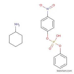 Molecular Structure of 59221-24-8 (Phosphoric acid, mono(4-nitrophenyl) monophenyl ester, compd. with
cyclohexanamine (1:1))