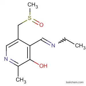 Molecular Structure of 59429-69-5 (3-Pyridinol, 4-[(ethylimino)methyl]-2-methyl-5-[(methylsulfinyl)methyl]-)