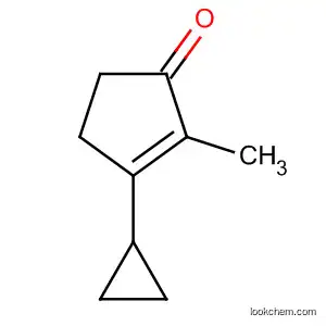 Molecular Structure of 59939-09-2 (2-Cyclopenten-1-one, 3-cyclopropyl-2-methyl-)