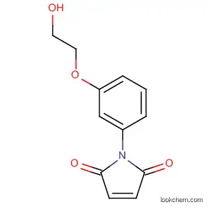 Molecular Structure of 59942-16-4 (1H-Pyrrole-2,5-dione, 1-[3-(2-hydroxyethoxy)phenyl]-)