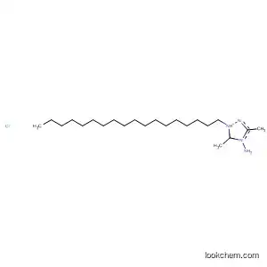 Molecular Structure of 59944-41-1 (1H-1,2,4-Triazolium, 4-amino-3,5-dimethyl-1-octadecyl-, chloride)