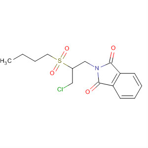 Molecular Structure of 59963-82-5 (1H-Isoindole-1,3(2H)-dione, 2-[2-(butylsulfonyl)-3-chloropropyl]-)