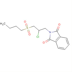 Molecular Structure of 59963-89-2 (1H-Isoindole-1,3(2H)-dione, 2-[3-(butylsulfonyl)-2-chloropropyl]-)