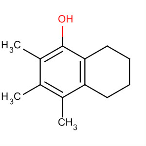Molecular Structure of 59963-95-0 (1-Naphthalenol, 5,6,7,8-tetrahydro-2,3,4-trimethyl-)