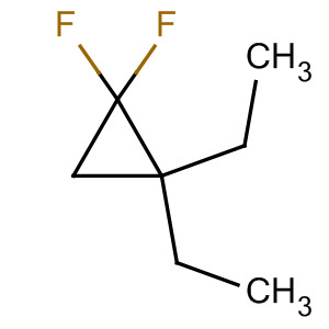 Molecular Structure of 59987-84-7 (Cyclopropane, 1,1-diethyl-2,2-difluoro-)