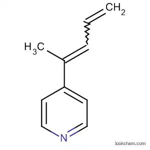 Molecular Structure of 60499-04-9 (Pyridine, 4-(1-methyl-1,3-butadienyl)-)
