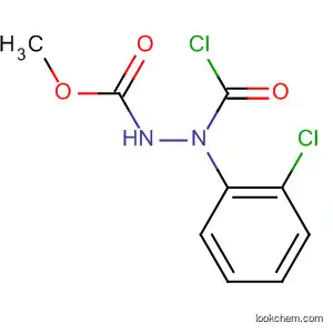 Molecular Structure of 60964-85-4 (Hydrazinecarboxylic acid, 2-(chlorocarbonyl)-2-(2-chlorophenyl)-, methyl
ester)