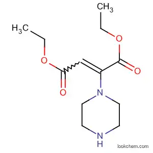 Molecular Structure of 61006-53-9 (2-Butenedioic acid, 2-(1-piperazinyl)-, diethyl ester)