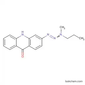 9(10H)-Acridinone, 3-(3-methyl-3-propyl-1-triazenyl)-