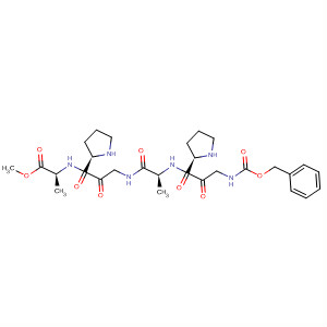 L-Alanine, N-[1-[N-[N-[1-[N-[(phenylmethoxy)carbonyl]glycyl]-L-prolyl]-L-alanyl]glycyl]-L-prolyl]-, methyl ester