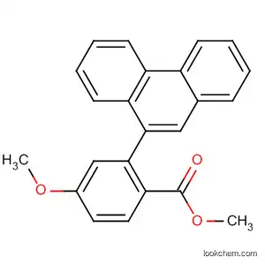 Benzoic acid, 4-methoxy-2-(9-phenanthrenyl)-, methyl ester