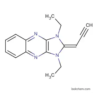 Molecular Structure of 61268-76-6 (1H-Imidazo[4,5-b]quinoxaline,
1,3-diethyl-2,3-dihydro-2-(2-propynylidene)-)