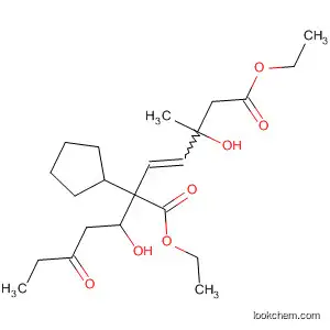 Cyclopentaneheptanoic acid,
2-(5-ethoxy-3-hydroxy-3-methyl-5-oxo-1-pentenyl)-3-hydroxy-5-oxo-,
ethyl ester