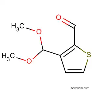 Molecular Structure of 61336-54-7 (2-Thiophenecarboxaldehyde, 3-(dimethoxymethyl)-)