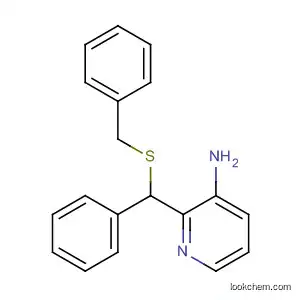 Molecular Structure of 61338-00-9 (3-Pyridinamine, 2-[phenyl[(phenylmethyl)thio]methyl]-)