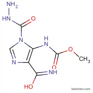 Molecular Structure of 61338-71-4 (1H-Imidazole-4-carboximidic acid, 5-[(methoxycarbonyl)amino]-,
hydrazide)