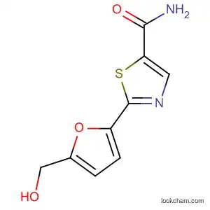 Molecular Structure of 61367-54-2 (5-Thiazolecarboxamide, 2-[5-(hydroxymethyl)-2-furanyl]-)