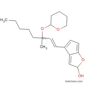 Molecular Structure of 61409-41-4 (2H-Cyclopenta[b]furan-2-ol,
hexahydro-4-[3-methyl-3-[(tetrahydro-2H-pyran-2-yl)oxy]-1-octenyl]-)