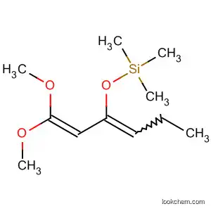 Molecular Structure of 61539-62-6 (Silane, [[1-(2,2-dimethoxyethenyl)-1-butenyl]oxy]trimethyl-)
