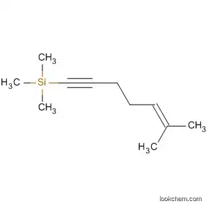 Molecular Structure of 61685-11-8 (Silane, trimethyl(6-methyl-5-hepten-1-ynyl)-)