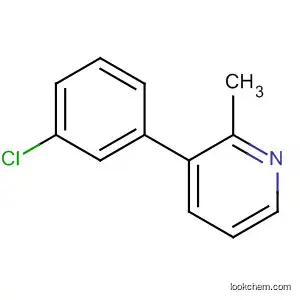 3-(3-Chlorophenyl)-2-methylpyridine