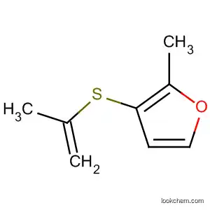 Molecular Structure of 61720-51-2 (Furan, 2-methyl-3-(2-propenylthio)-)