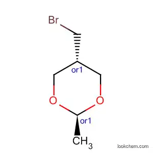 Molecular Structure of 61728-82-3 (1,3-Dioxane, 5-(bromomethyl)-2-methyl-, trans-)