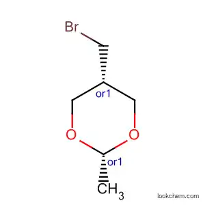 Molecular Structure of 61728-83-4 (1,3-Dioxane, 5-(bromomethyl)-2-methyl-, cis-)