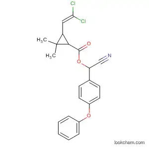 Cyclopropanecarboxylic acid, 3-(2,2-dichloroethenyl)-2,2-dimethyl-,
cyano(4-phenoxyphenyl)methyl ester