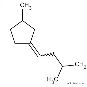 Molecular Structure of 61761-70-4 (Cyclopentane, 1-methyl-3-(3-methylbutylidene)-)
