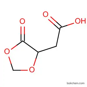 Molecular Structure of 61799-62-0 (1,3-Dioxolane-4-acetic acid, 5-oxo-)