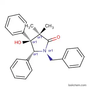 Molecular Structure of 61846-04-6 (2-Pyrrolidinone, 4-hydroxy-3,3-dimethyl-4,5-diphenyl-1-(phenylmethyl)-,
trans-)