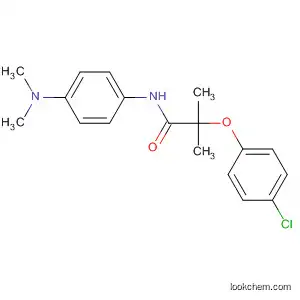 Molecular Structure of 61887-34-1 (Propanamide,
2-(4-chlorophenoxy)-N-[4-(dimethylamino)phenyl]-2-methyl-)