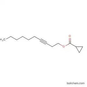 Molecular Structure of 61894-16-4 (Cyclopropanecarboxylic acid, 3-decynyl ester)