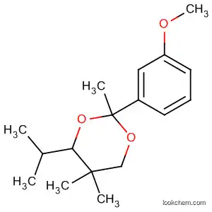 Molecular Structure of 61920-08-9 (1,3-Dioxane, 2-(3-methoxyphenyl)-2,5,5-trimethyl-4-(1-methylethyl)-)