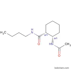 Molecular Structure of 61936-47-8 (Cyclohexanecarboxamide, 2-(acetylamino)-N-butyl-, cis-)