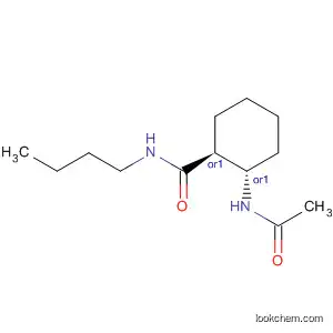 Molecular Structure of 61936-53-6 (Cyclohexanecarboxamide, 2-(acetylamino)-N-butyl-, trans-)
