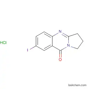 Molecular Structure of 61939-01-3 (Pyrrolo[2,1-b]quinazolin-9(1H)-one, 2,3-dihydro-7-iodo-,
monohydrochloride)