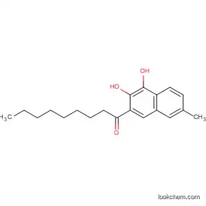 Molecular Structure of 61983-46-8 (1-Nonanone, 1-(3,4-dihydroxy-7-methyl-2-naphthalenyl)-)