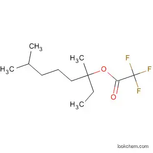 Molecular Structure of 61986-67-2 (Acetic acid, trifluoro-, 1-ethyl-1,5-dimethylhexyl ester)
