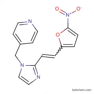 Molecular Structure of 62003-06-9 (Pyridine, 4-[[2-[2-(5-nitro-2-furanyl)ethenyl]-1H-imidazol-1-yl]methyl]-)
