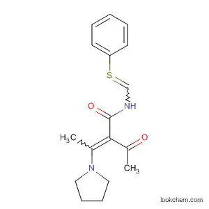 Molecular Structure of 62034-97-3 (2-Butenamide, 2-acetyl-N-(phenylthioxomethyl)-3-(1-pyrrolidinyl)-)